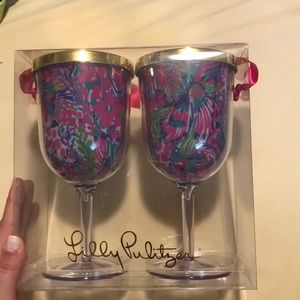 Lilly Pulitzer Gumbo Limbo Acrylic Wine glasses